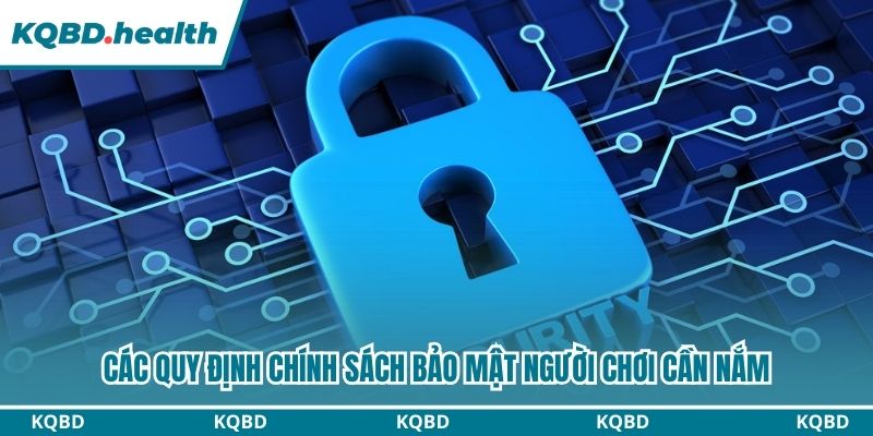 Chính sách bảo mật thông tin người chơi lưu trữ an toàn
