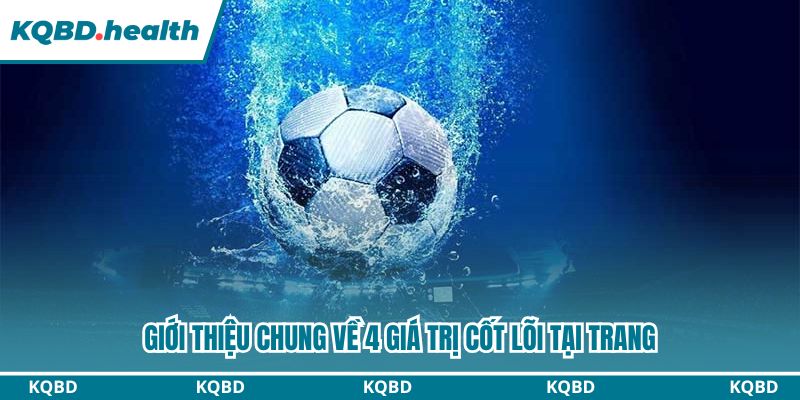 Giới thiệu chung về 4 giá trị cốt lõi tại trang